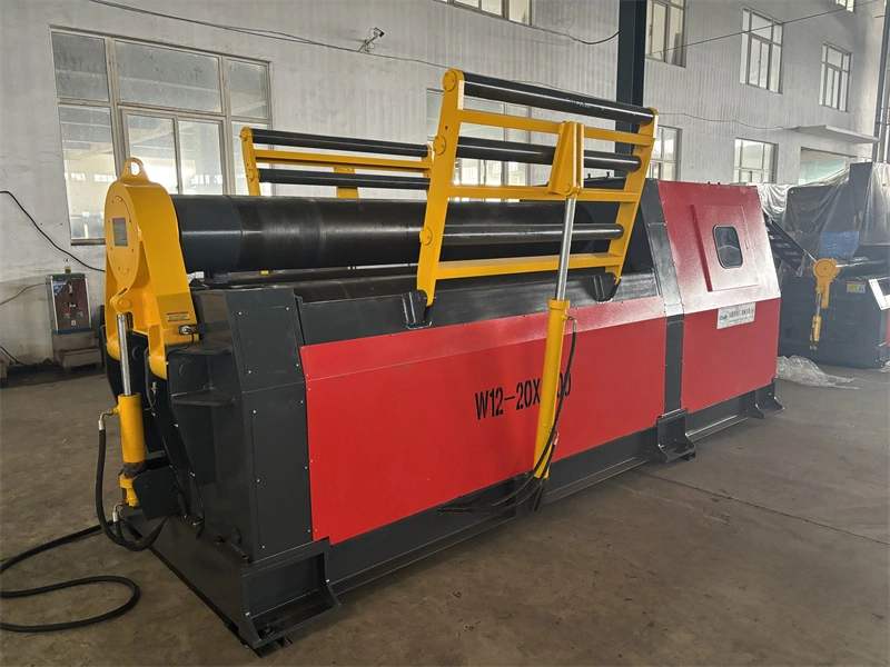 Echipament hidraulic, cu 4 role, de rulare tablă, CNC, W12, 20×2500mm 2