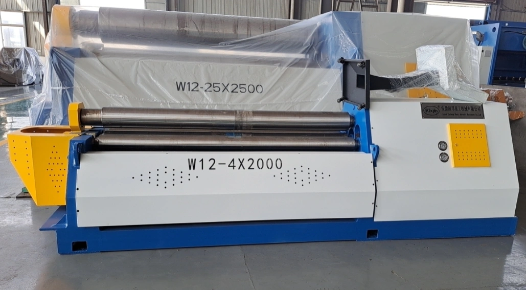 Echipament hidraulic, cu 4 role, de rulare tablă, CNC, W12, 4×2000mm 2