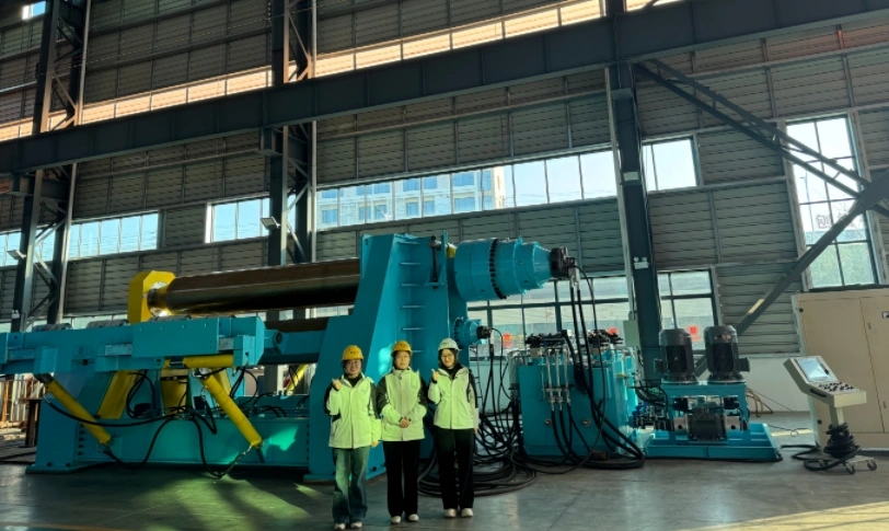 Echipament hidraulic industrial mare, cu 4 role, W12NC, 70×4000mm 2