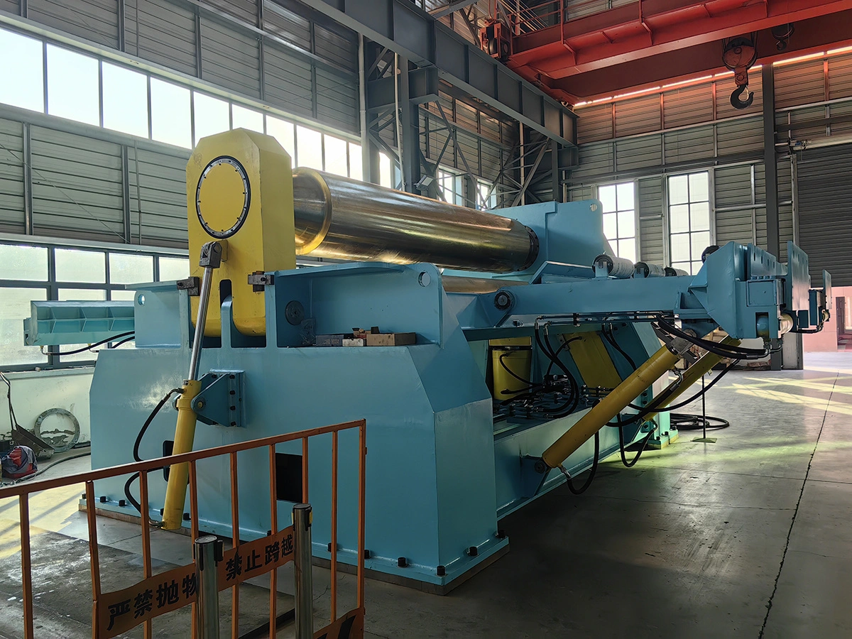 Echipament hidraulic industrial mare, cu 4 role, W12NC, 70×4000mm 4