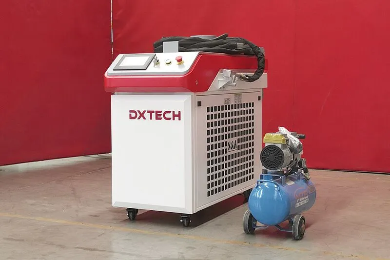 Echipament de curățare laser pentru metal, 3 kW, design nou, cu sistem Chaoqiang DXTECH MHC30 1