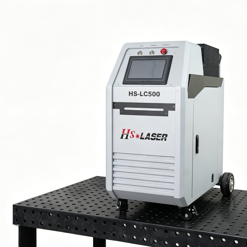 Echipament portabil de curățare laser cu impulsuri, cu răcire cu aer, 200 W / 300 W / 500 W 1