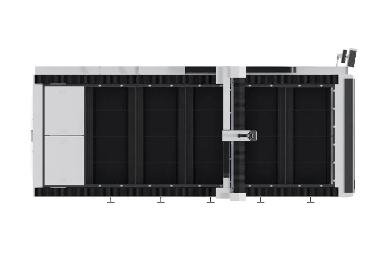 Mașină de tăiere cu laser cu fibră de format mare DXTECH 2560 FP 6000w pentru tăierea oțelului inoxidabil 2