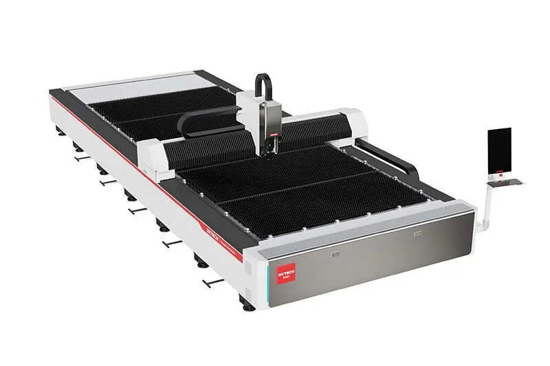 Mașină de tăiere cu laser cu fibră de format mare DXTECH 2560 FP 6000w pentru tăierea oțelului inoxidabil 3