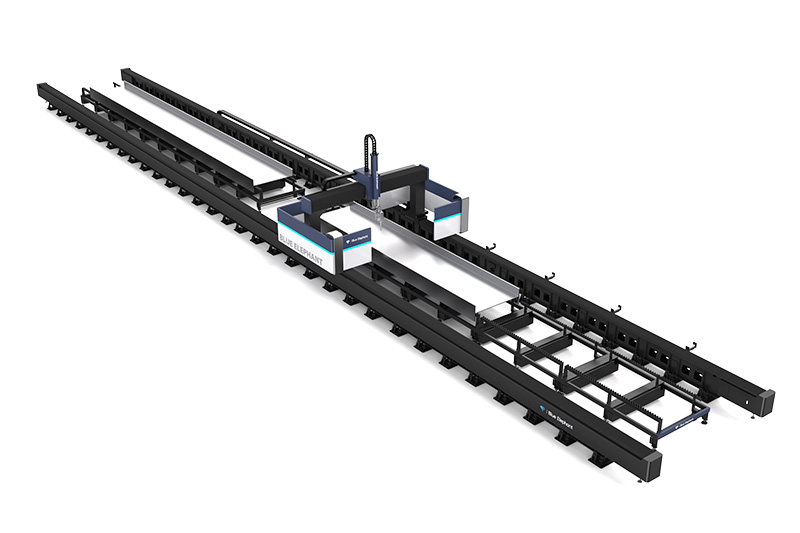 Mașină de tăiere cu laser cu fibră X800 pentru oțel în formă de H 1