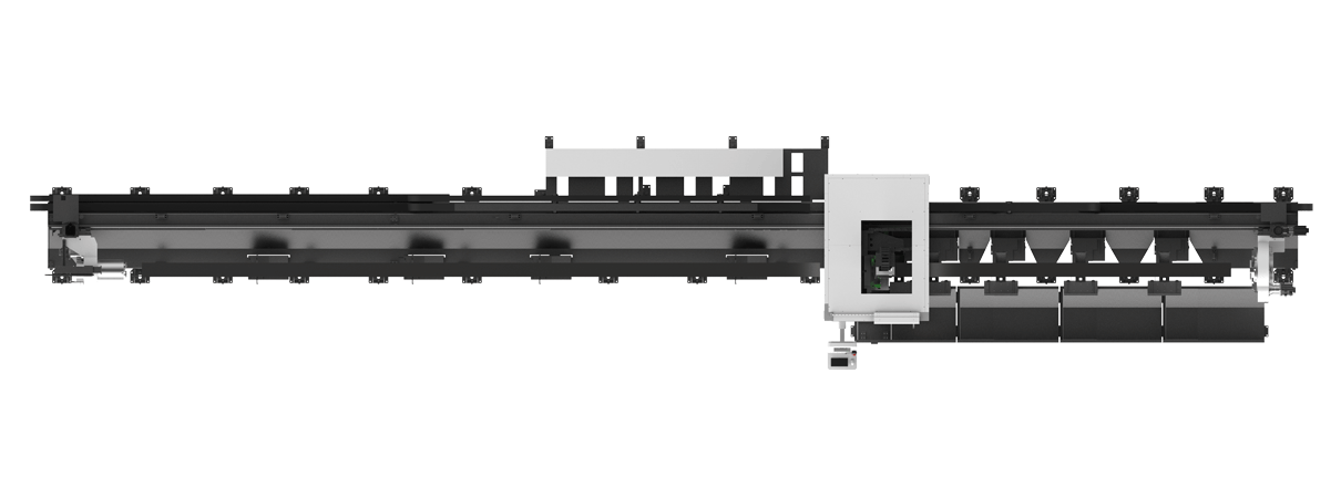 chipament de tăiere laser pentru țevi, cu sarcină mare, cu 3 mandrine (agățare laterală) TP12036M & LT12036M 4