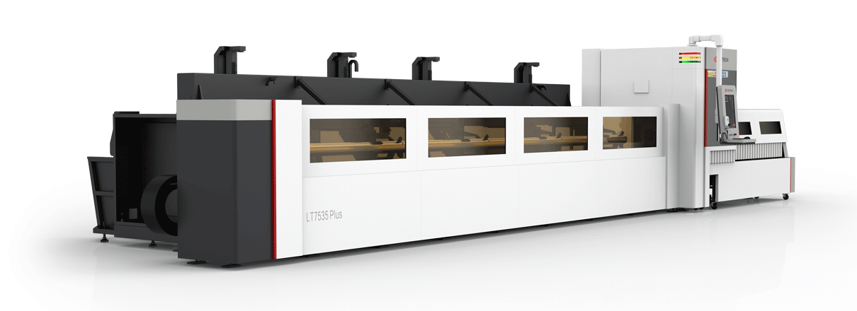 Echipament de tăiere laser pentru țevi, cu 2 mandrine (orizontal) TP6322 / LT6322 3