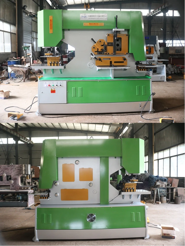 Echipament combinat hidraulic (ironworker), Q35Y-30, pentru perforare și forfecare 2