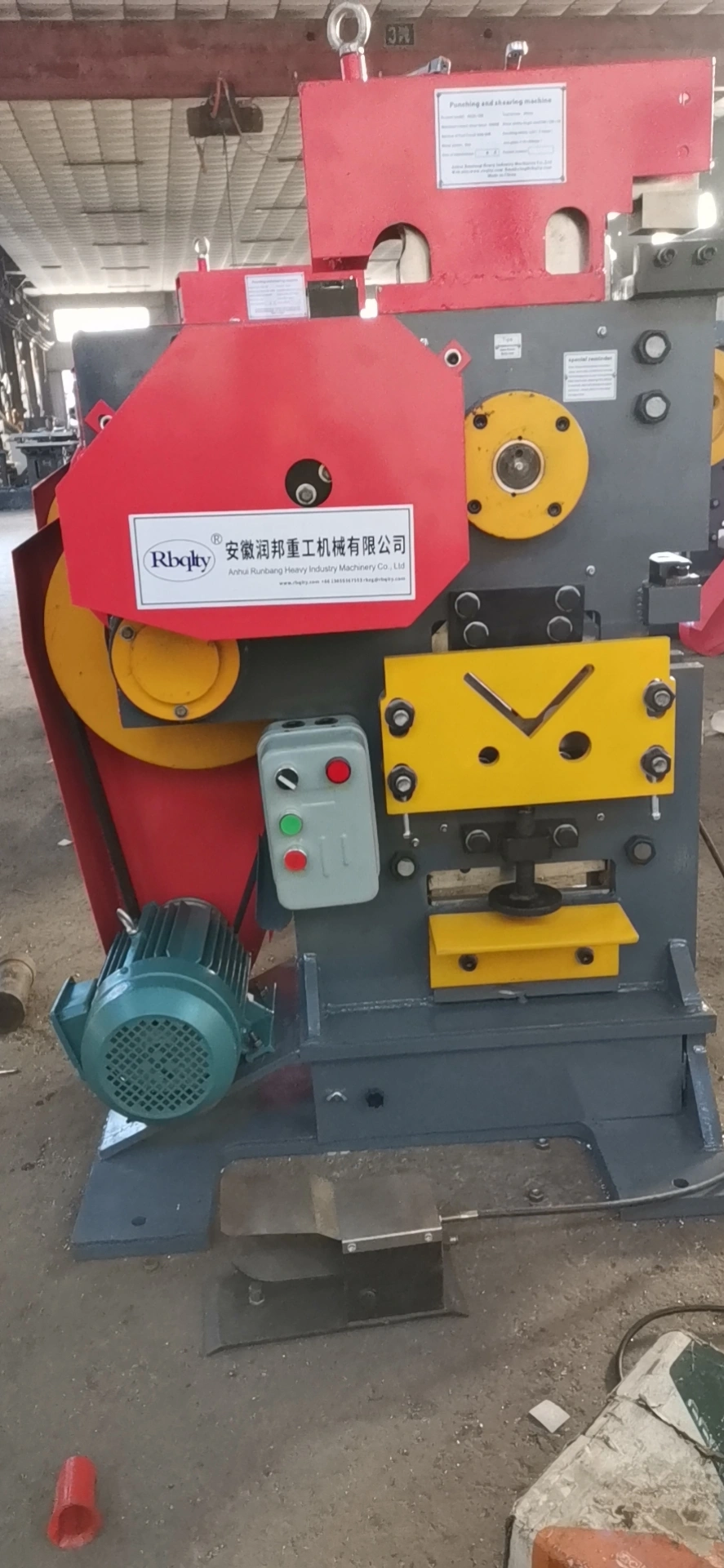 Echipament combinat mecanic (ironworker), mini, furnizor din China 2