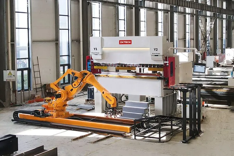 Echipament automat de îndoire a tablei metalice, de înaltă eficiență, cu robot cu 6 axe 1